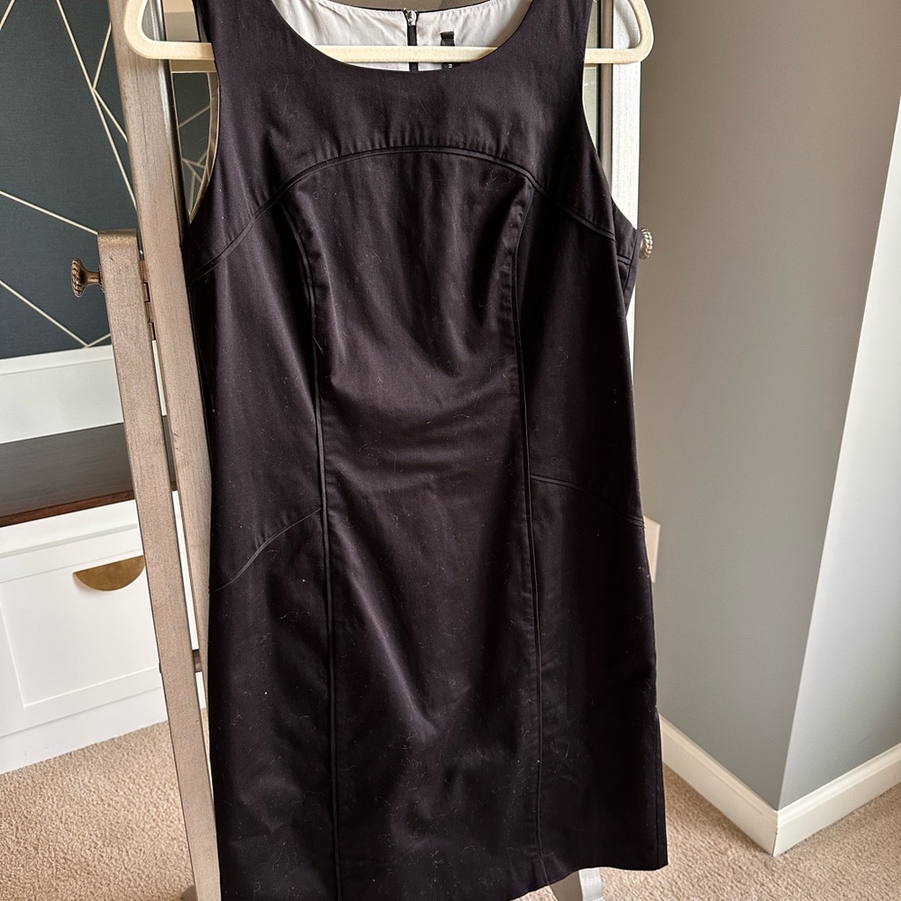 Marc New York Sleeveless Black Midi Dress Size 10